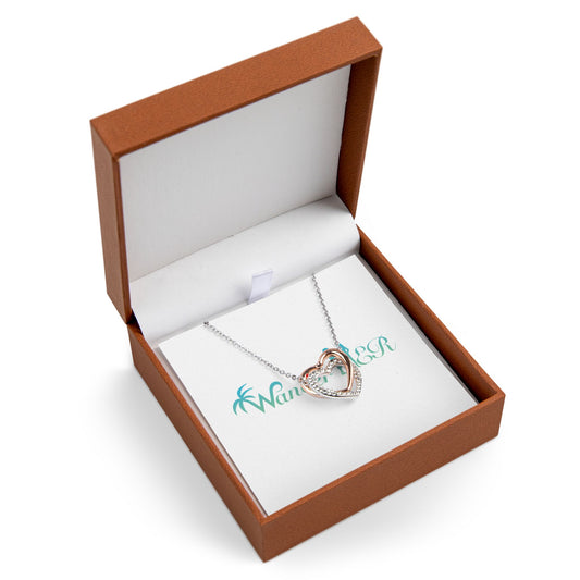 Twin Hearts Necklace