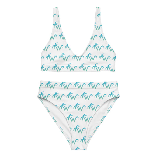 Recycled high-waisted bikini