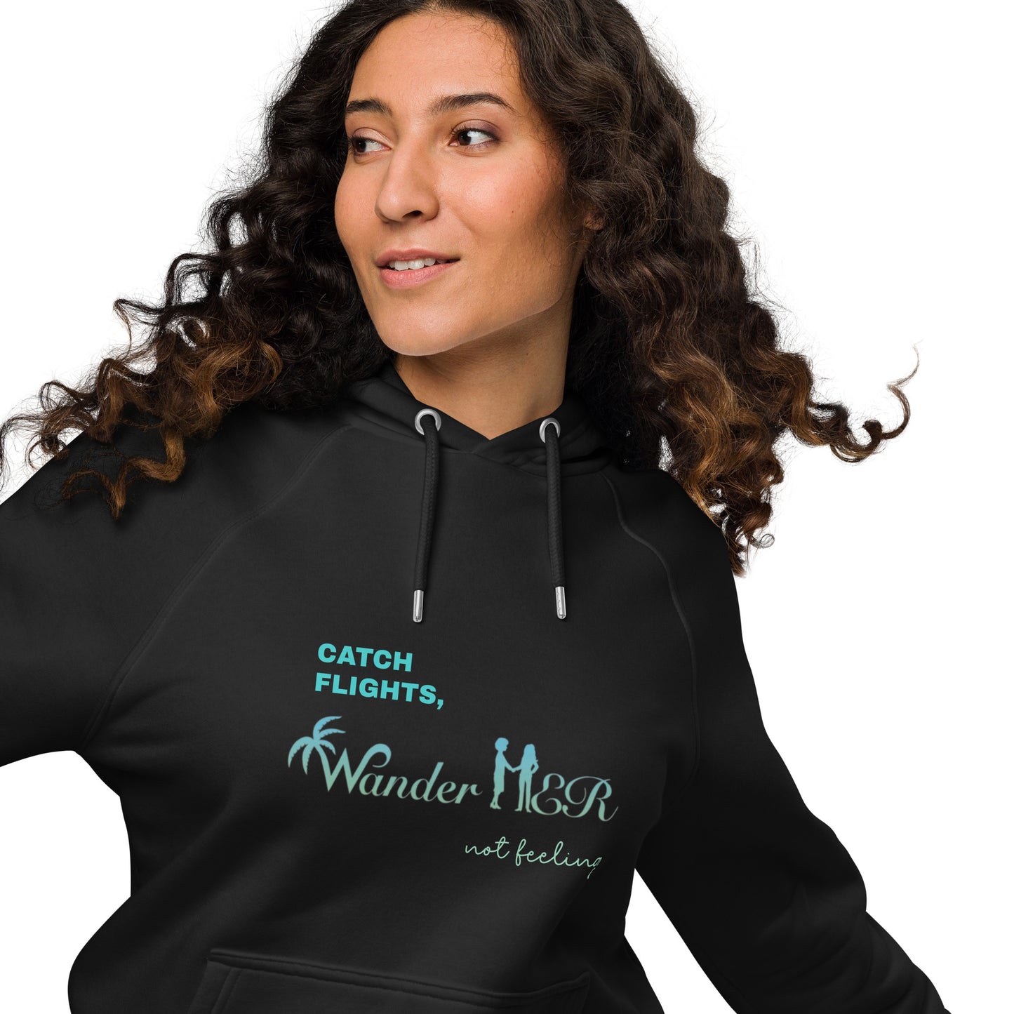 Unisex eco raglan hoodie